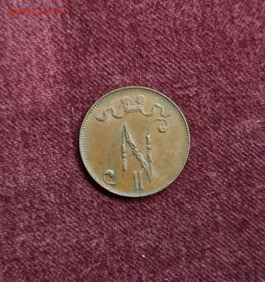 Великое княжество Финляндское 5 пенни 1915 - 20210928_215607_resized