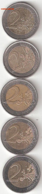 2 Евро Юбилейные 5 монет ФИКС - 2Евро Юбилей 1%2C21%2C31%2C140%2C215D p