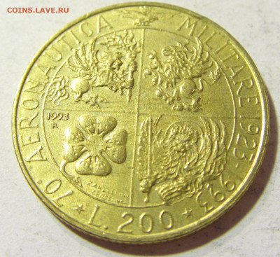 200 лир 1993 аэронавтика Италия №1 23.10.2021 22:00 МСК - CIMG0083.JPG
