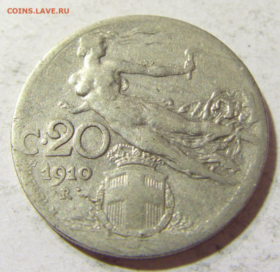 20 чентезимо 1910 Италия №1 24.10.2021 22:00 МСК - CIMG0115.JPG