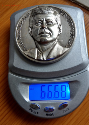 Медаль Джон Кеннеди 1917-1963 вес 66 грамм до 22-00 21.10 - IMAG4239~2