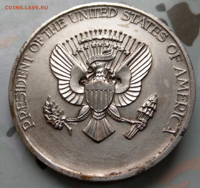 Медаль Джон Кеннеди 1917-1963 вес 66 грамм до 22-00 21.10 - IMAG4238~2