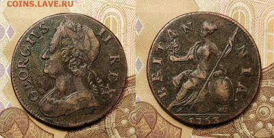 ½ пенни 1753 Великобритания 23.10.2021 22:00 - velikobritanija_penni_1753