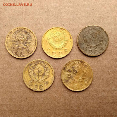 2 копейки 1936,48,53,56,57 (5 шт.) до 22.10 в 22.00мск - 2