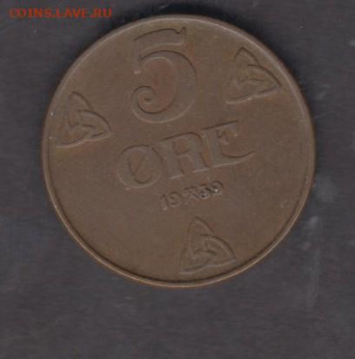 Норвегия 1939 5о до 24 10 - 155а