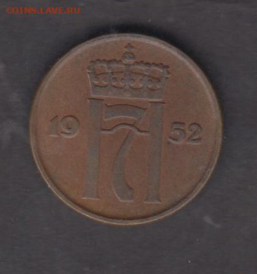 Норвегия 1952 5о  до 24 10 - 156
