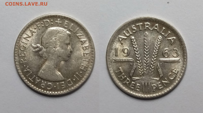 Австралия 3 пенса 1963 года Елизавета II - 24.10 22:00 мск - IMG_20211019_090942
