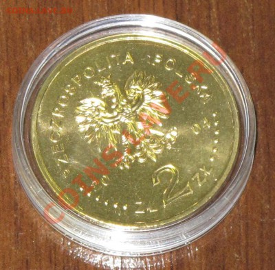 2 злотых с кристаллами Польша в ЕС 2004 05.11 22-00-00 МСК - 4-2