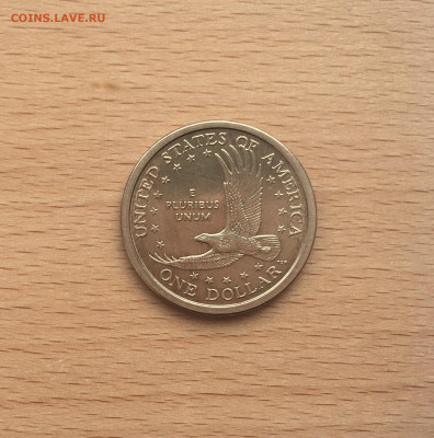США 1$ доллар 2000 двор P Сакагавея Индианка Парящий Орёл - IMG_1517.JPG