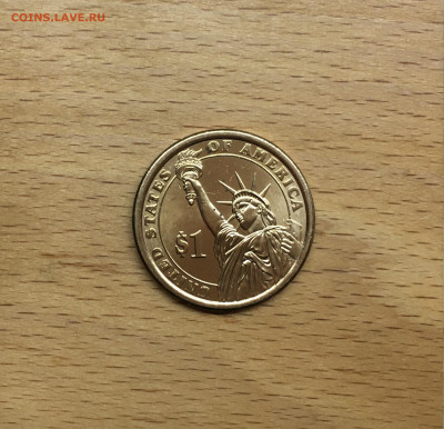 США 1$ доллар 2011 Президент США - Ратерфорд Хейз двор D - IMG_1386.JPG