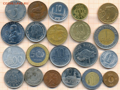 21 монеты разные, до  28.10.2021 г. 22.00 по Москве - 21 монета  220