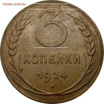 3 Копейки 1924 (4стебля) - XX (3039b)2