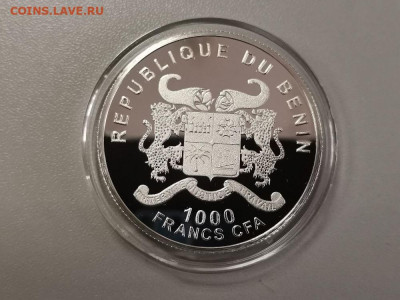 1000фр 2013 Бенин- Париж, Ag999, до 31.10 - Z Париж-3