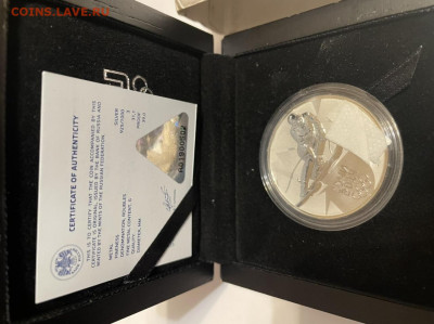 3р 2014г. Сочи Горные лыжи пруф серебро с сертификатом - 4C9F1093-FE5E-407C-AA0F-03A1B0F7B5EA