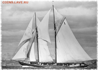 Монеты с Корабликами - Bluenose