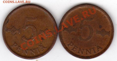 Финляндия 5 пенни 1963-70 (2шт.) до 03.11.11 в 22.00мск(408) - img012