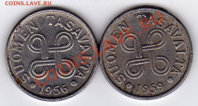 Финляндия 5 марок 1956-59 (2шт.) до 03.11.11 в 22.00мск(408) - img019