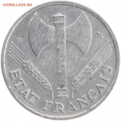 Франция 50 сантим 1944 B - Etat до 27.10.2021 - 50 сантим 1944 B_Etat(2)_2