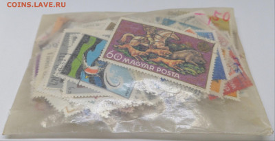Марки  мира.300 штук.В пакетах.Фикс 200 руб - 5