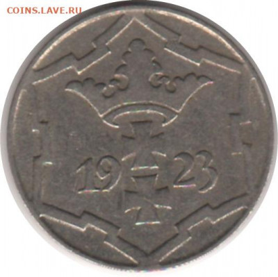 Данциг, 10 пфеннигов 1923 до 20-00 01.11. - 1