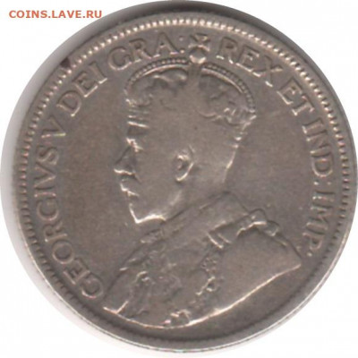 Канада, 25 центов 1917 до 20-00 01.11. - 1