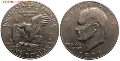 1 доллар  Эйзенхауэр 1978 до 29.10 в 22.00 Мск - 1