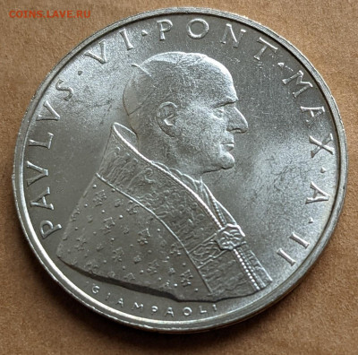 Ватикан 500 лир 1964 ФИКС до 28.10 - PXL_20211026_085823021_2