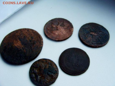 2к 1758;1к 1913;деньга 1753,1749;полушка 1735 - DSC05747.JPG