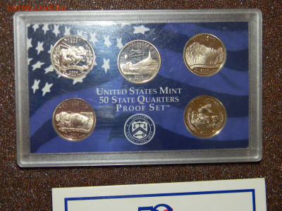 Наборы State Quarters Proof Set 2005, 2006, 2007 - DSCN5124.JPG
