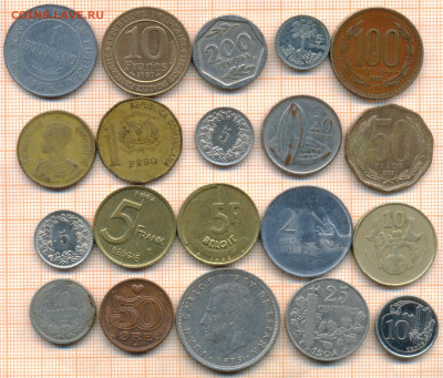 монеты разные 20 штук 8 от 5 руб. фикс цена - лист 8 001