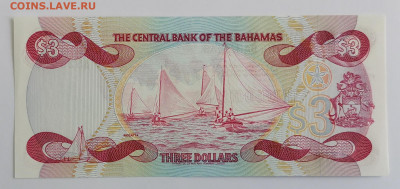 Багамские ос-ва. 3 дол. 1974 Unc. Дешево. до 5.11.21 в 22.00 - IMG_20210412_144249