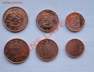 1,2,5 е.ц. Сан-Марино и Финляндия UNC  до 2 ноября 22-22 МСК - DSC02249.JPG