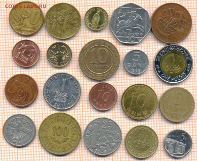 монеты разные 20 штук 2 от 5 руб. фикс цена - лист 2 001