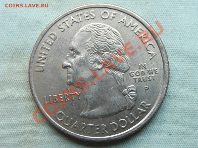 С РУБЛЯ USA QUARTER DOLLAR 2002г LOUISIANA до 6.11.11 в 22-0 - MEMO0001.JPG