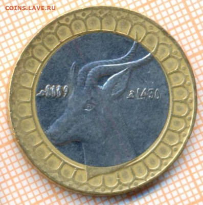 Алжир 50 динаров 2009 г., до 09.11.2021 г. 22.00 по Москве - Алжир 50 динаров 2009 3452