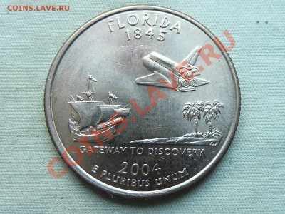 С РУБЛЯ USA QUARTER DOLLAR 2004г. FLORIDA до 6.11.11 в 22-00 - MEMO0004.JPG