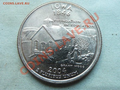 С РУБЛЯ USA QUARTER DOLLAR 2004г. IOWA  до 6.11.11 в 22-0 - MEMO0006.JPG