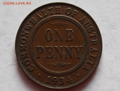 Австралия, 1 пенни 1934 года - 18