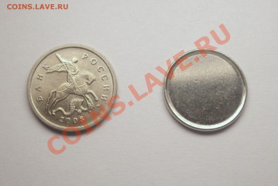 Заготовки монет Банка России образца 1997 года - BKDC6297.JPG