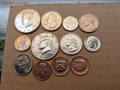 Монеты США UNC ФИКС до 07.11 - PXL_20211106_073241664
