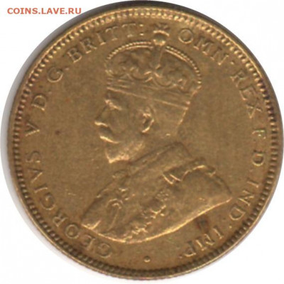 Британская Западная Африка, 1 шиллинг 1924 до 11.11. 22-00 - 1