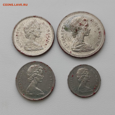 КАНАДА,50+25+10+5 центов 1971г (из набора) до 10.11.2021г - IMG_20210815_164710