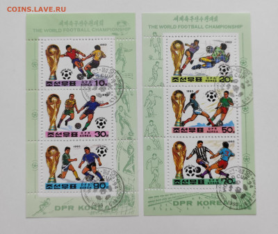 КОРЕЯ,блок марок 2 штуки,1993г (ЧМ по футболу)до 10.11.2021г - IMG_20211106_120341