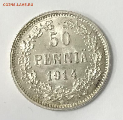 50 пенни 1914 г UNC До 13.11.2021 22.00 по МСК - 286CA4E7-C94E-4392-BC5D-145C1A4D7AF6