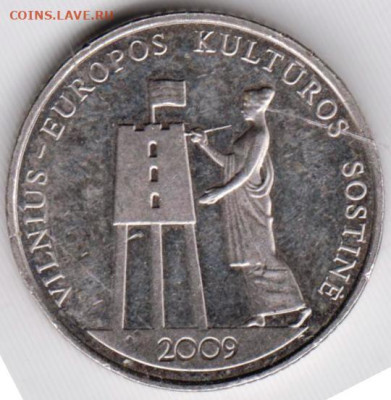 ЛИТВА 1 лит 2009 г. до 15.11.21 г. в 23.00 - 014