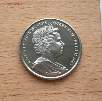 Крона Британские Виргинские острова 1 доллар 2003 Кеннеди - IMG_1689.JPG