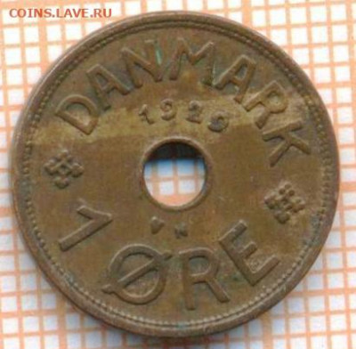 Дания 1 эре 1929 г., до 17.11.2021 г. 22.00 по Москве - Дания 1 эре 1929 3782