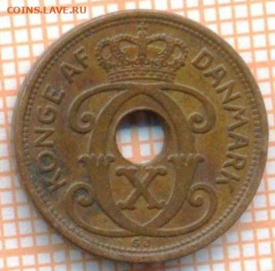 Дания 1 эре 1938 г., до 17.11.2021 г. 22.00 по Москве - Дания 1 эре 1938 3783а