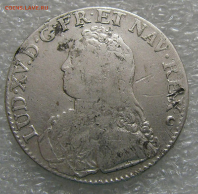 Королевство Франция. Людовик XV. 1 ЭКЮ 1727 года. - 1Экю1727 (3).JPG