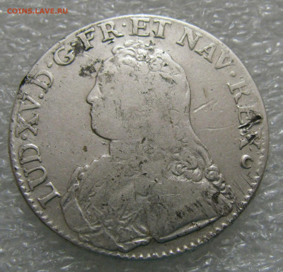 Королевство Франция. Людовик XV. 1 ЭКЮ 1727 года. - 1Экю1727 (2).JPG